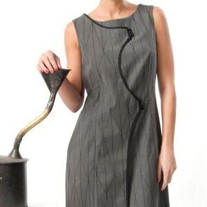 Skunkfunk Grey with Black Trim Dress Size 2 -- Unworn